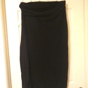 Black maxi skirt. Xl